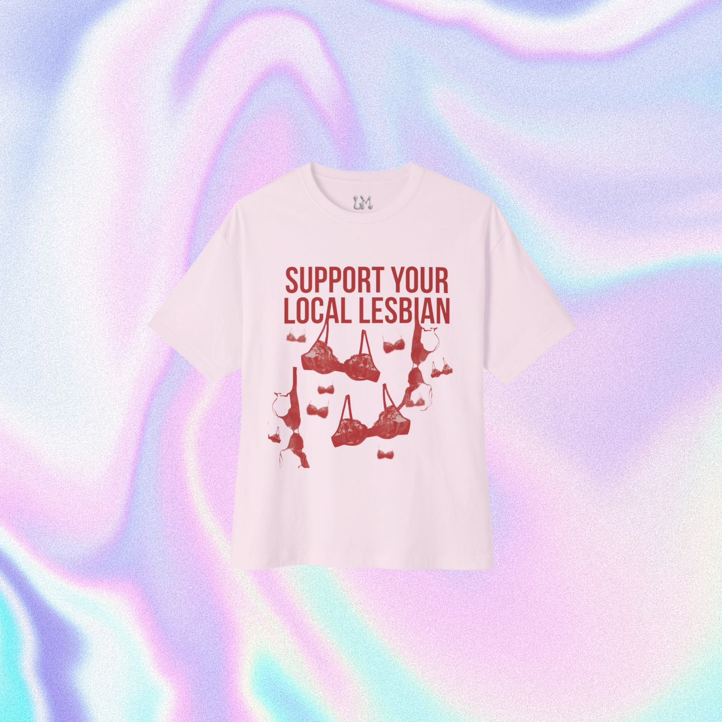 Support Your Local Lesbian Oversized Boxy Tee